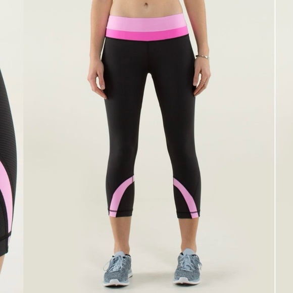 Lululemon Run: Inspire Crop II Allux Size 8 Women’s Running Sporty Workout - Picture 2 of 16